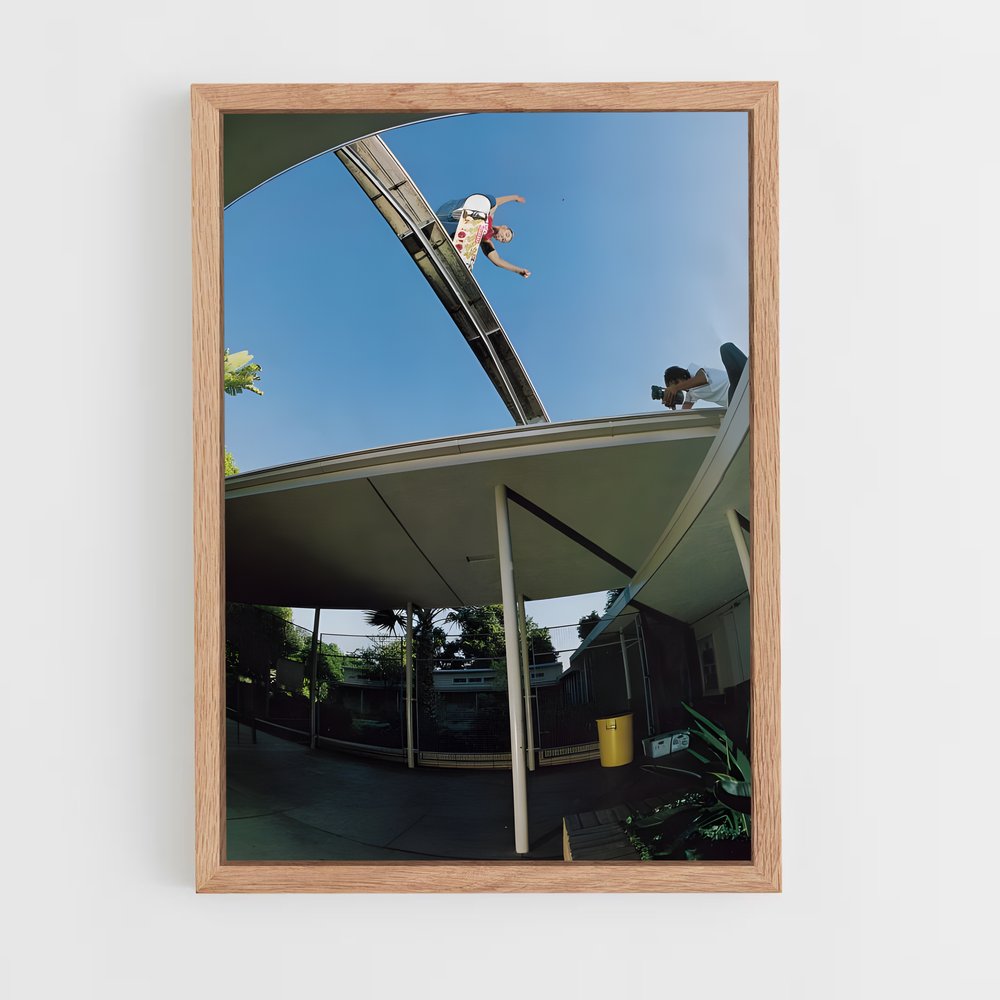 Poster Trickster sur Rampes – affiche Skateboard (vue 4)